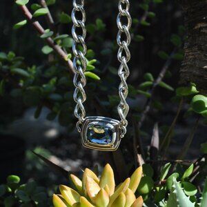 Brighton blue stone pendant